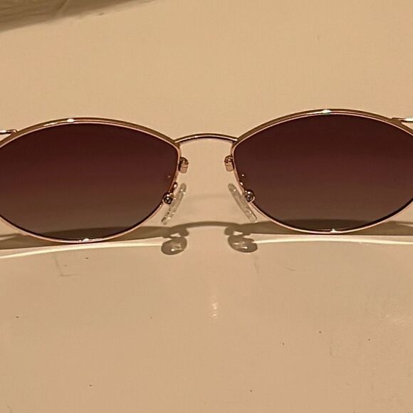 Oceanus Playboy Collab Women's Sunglasses Retro Gold Cat Eye Tortoiseshell Arm - Picture 5 of 8